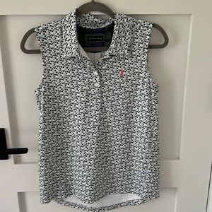 William Murray Golf - Ws Martini Sleeveless Polo - XS